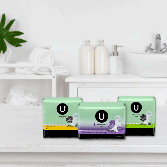 U by Kotex® Maxi pads